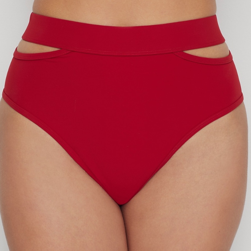 Red Women's Swim Bottom
